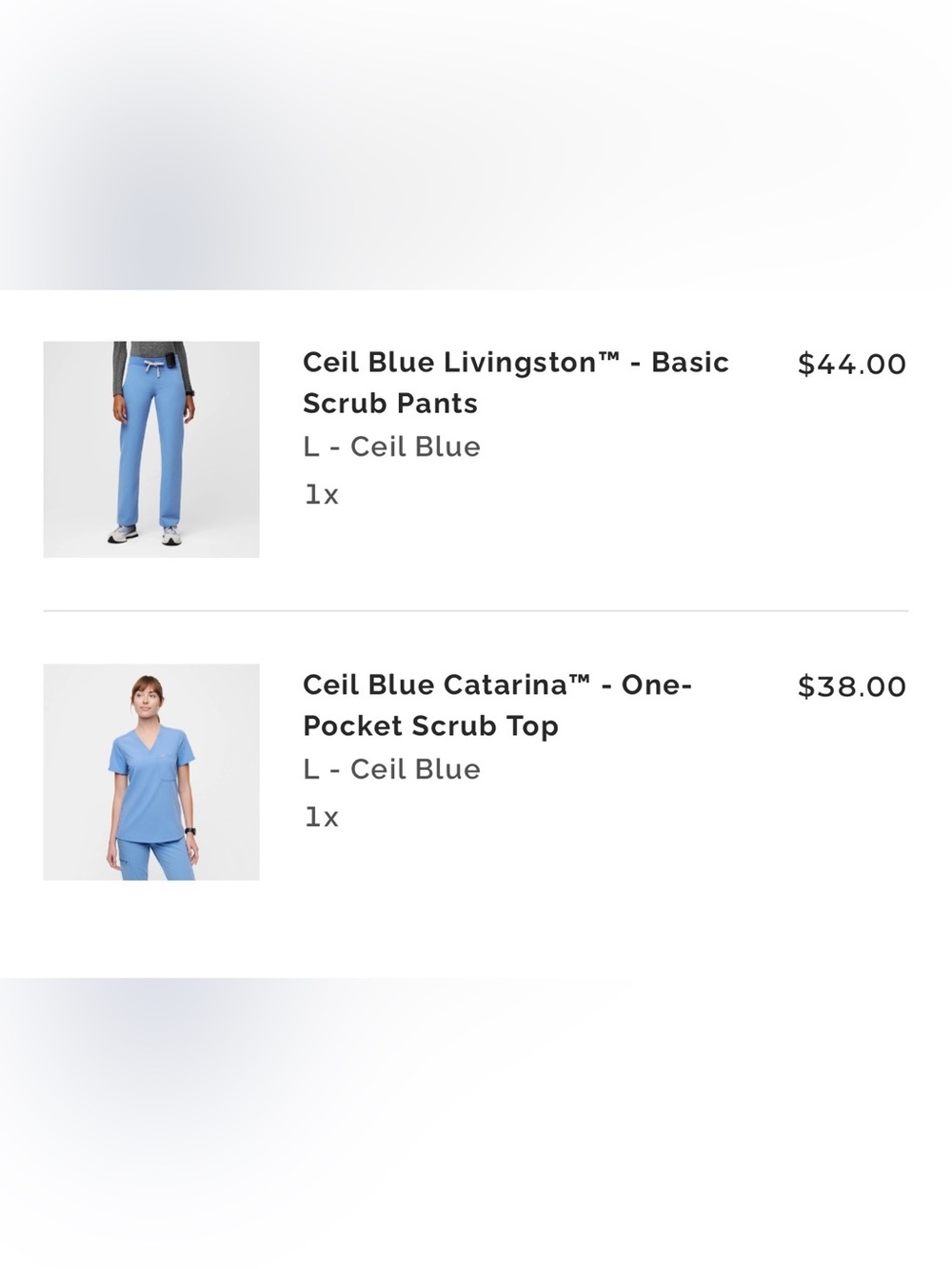 Figs Ceil Blue Women's Scrub Set - Ceil Blue